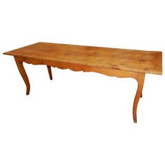 Antique French Cherry Table with Extensions