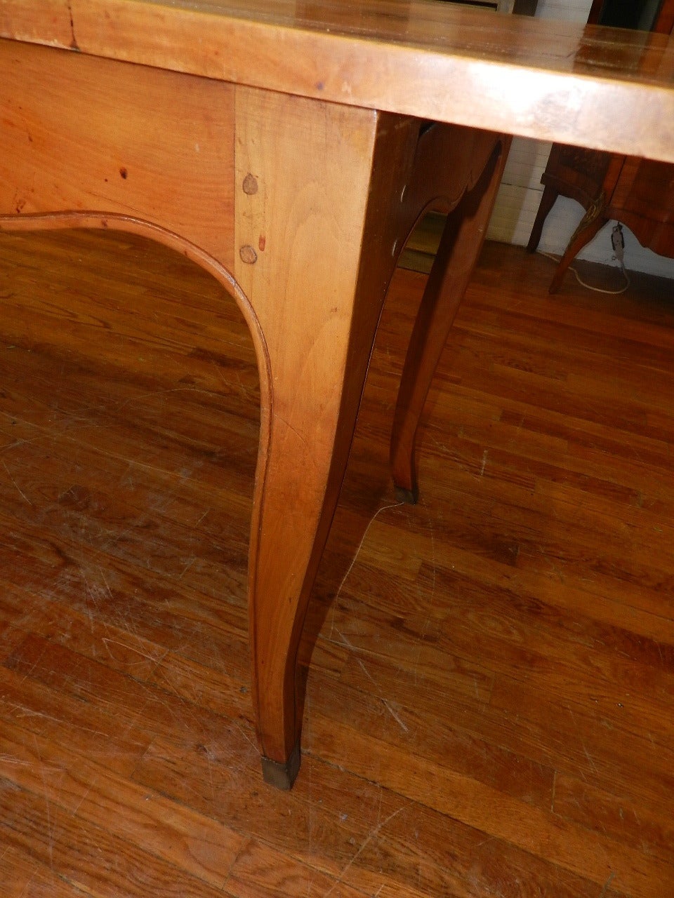 French Cherry Table with Extensions 1