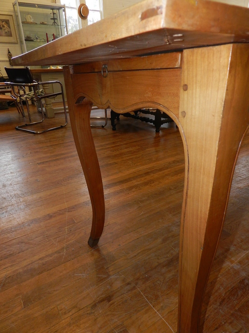 French Cherry Table with Extensions 3