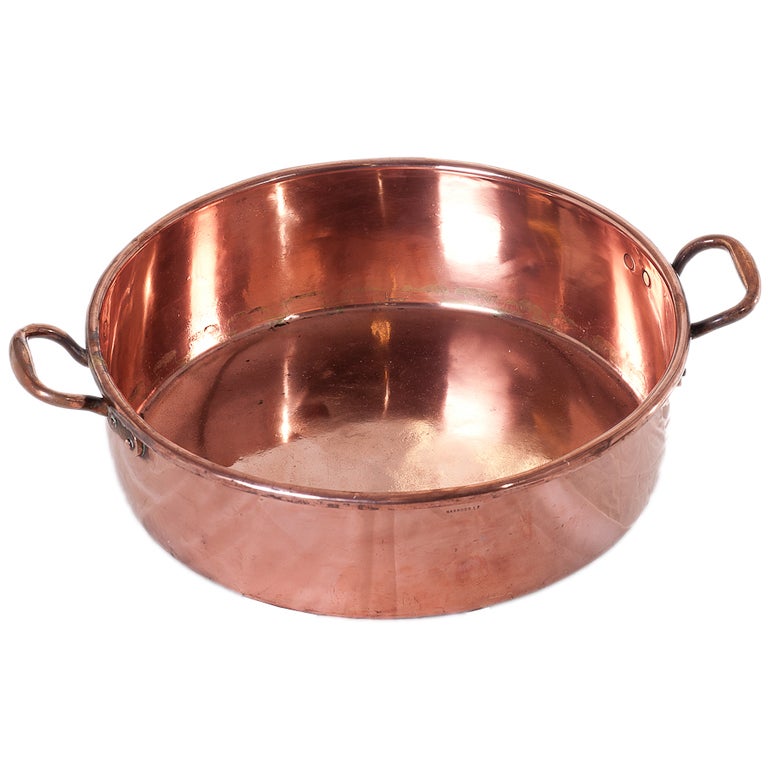 Harrods Antique Copper Dairy Pan