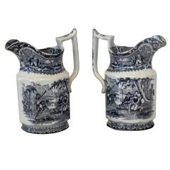 A Pair of Antique Pitchers