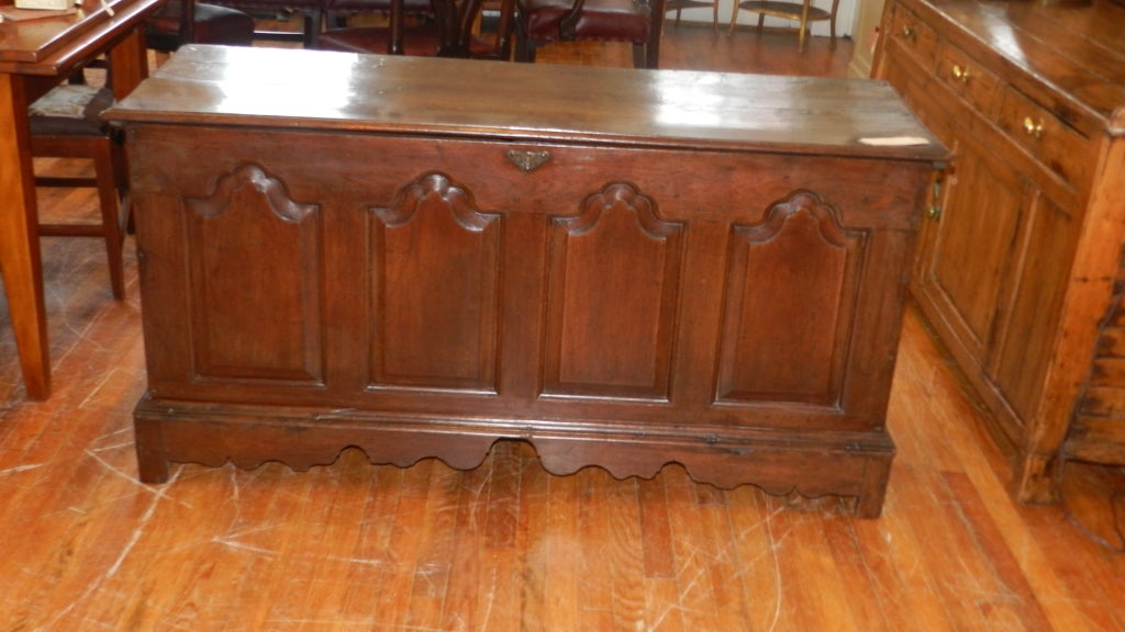 Panelled Oak Trunk