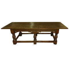 Oak Library Table