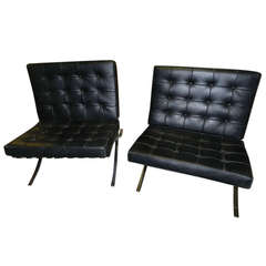 Pair of Barcelona Chairs