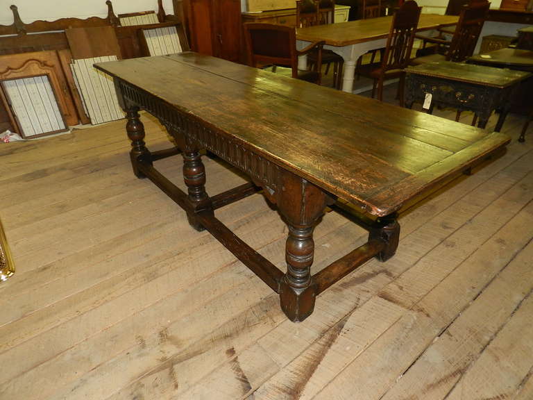 Jacobean Oak Library Table