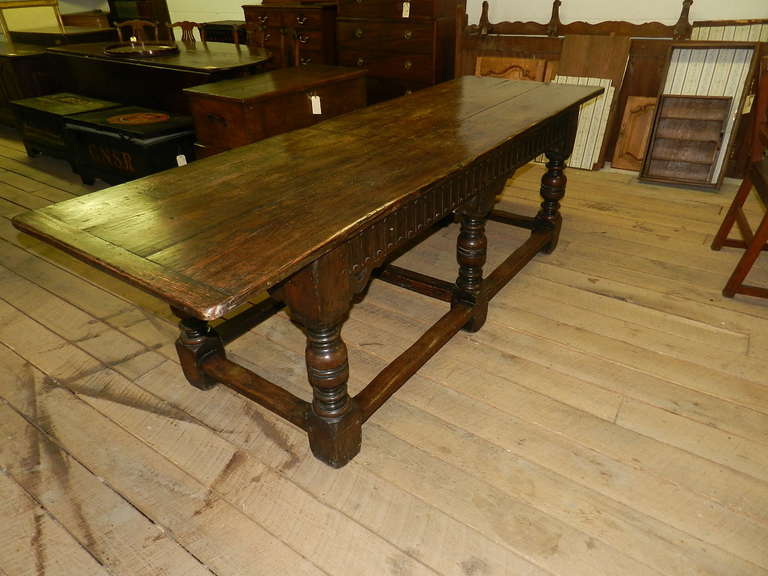 British Oak Library Table