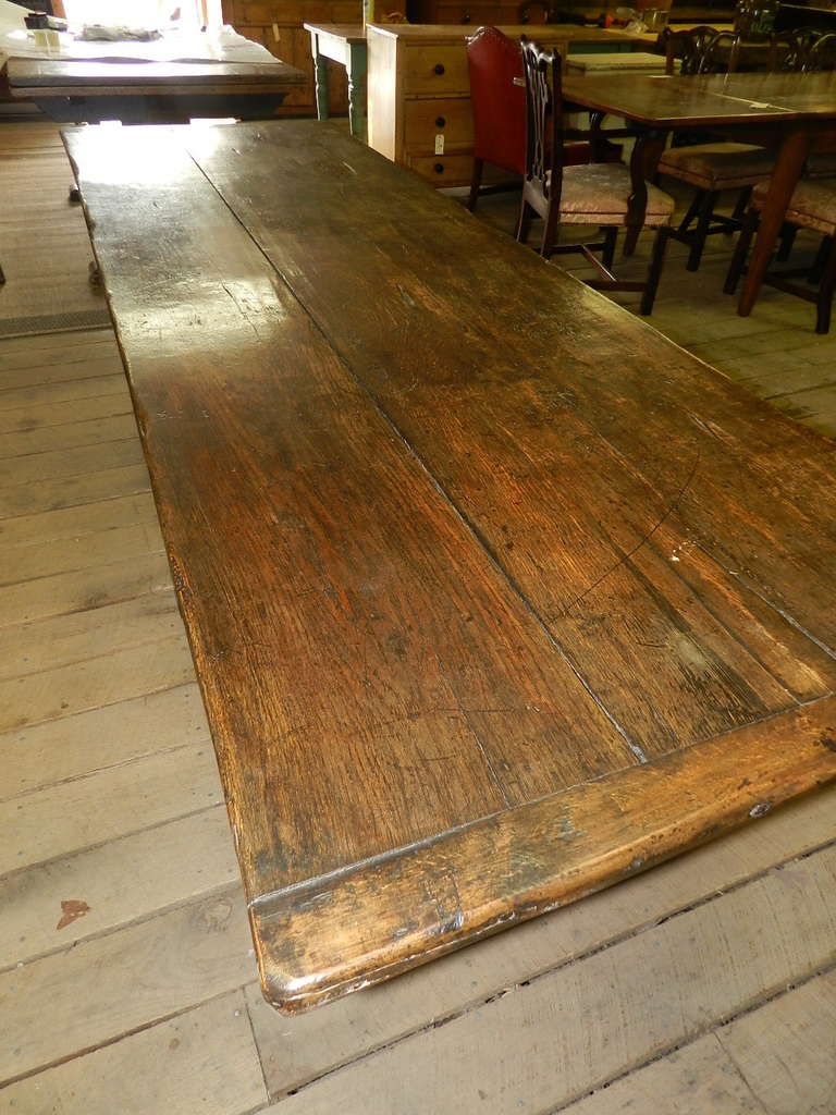 Oak Library Table In Good Condition In Millwood, VA