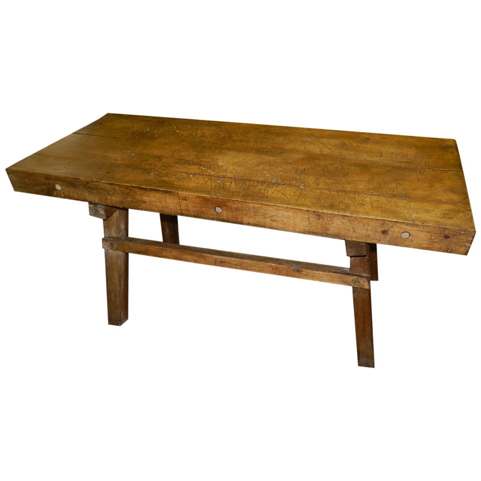 Antique Chestnut Work Table