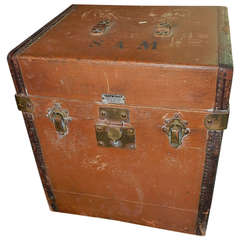 Antique French Hat Box