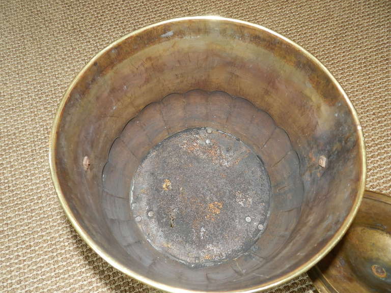 Brass Bucket with Lid 1