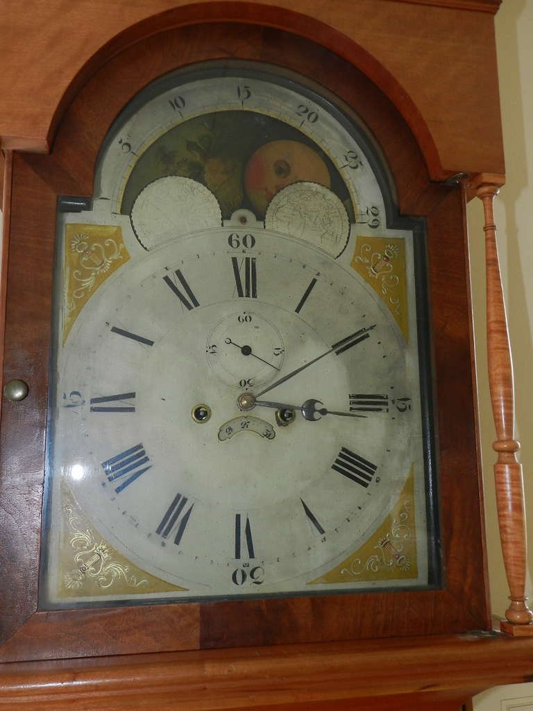American Maple Long Case Clock