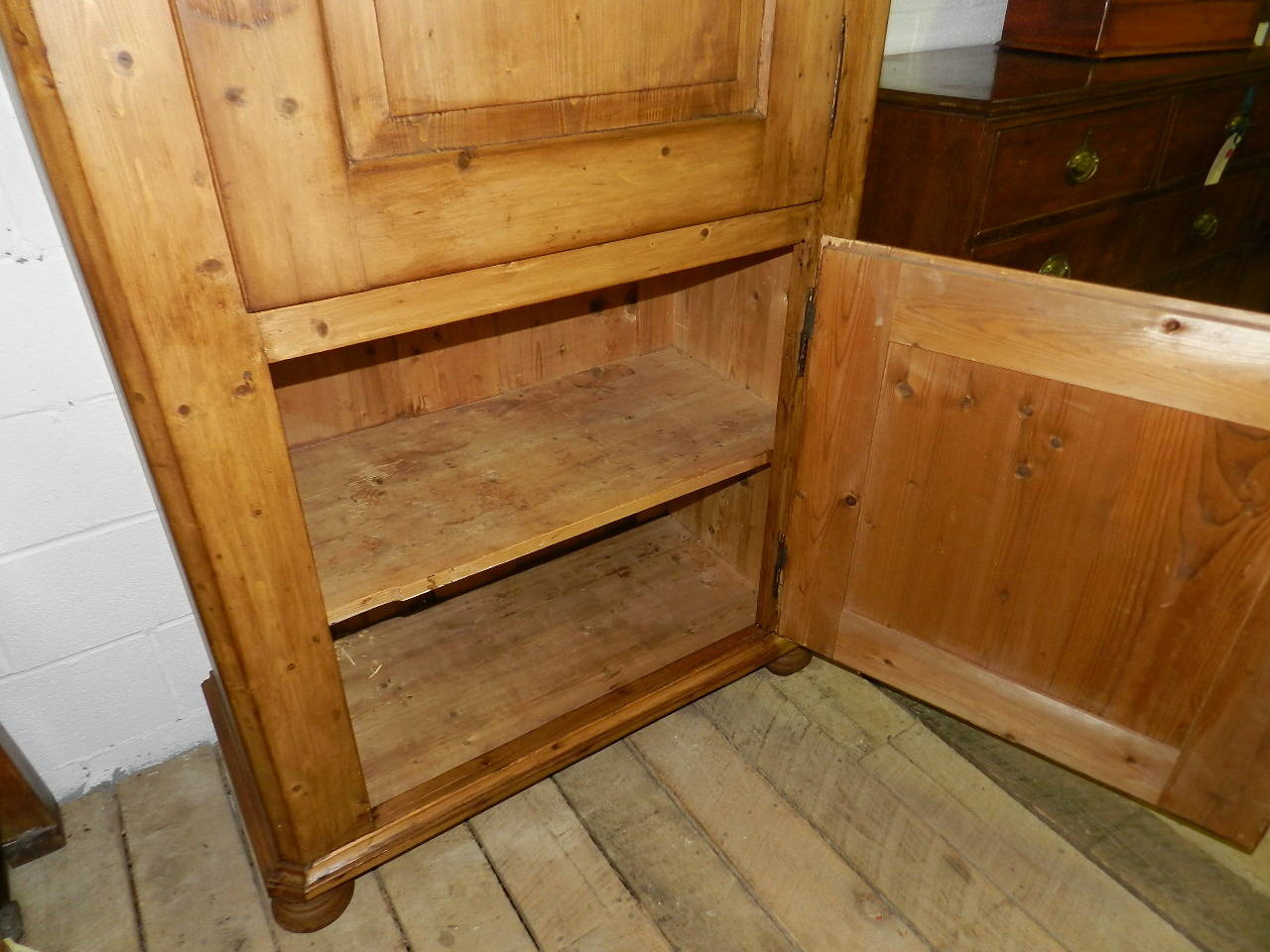 Hand-Crafted Antique Pine Cupboard