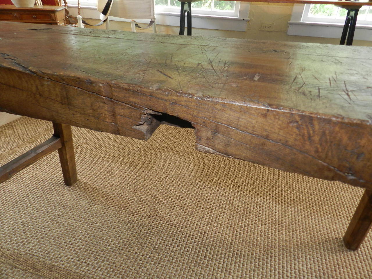 Mid-19th Century Chestnut Work Table