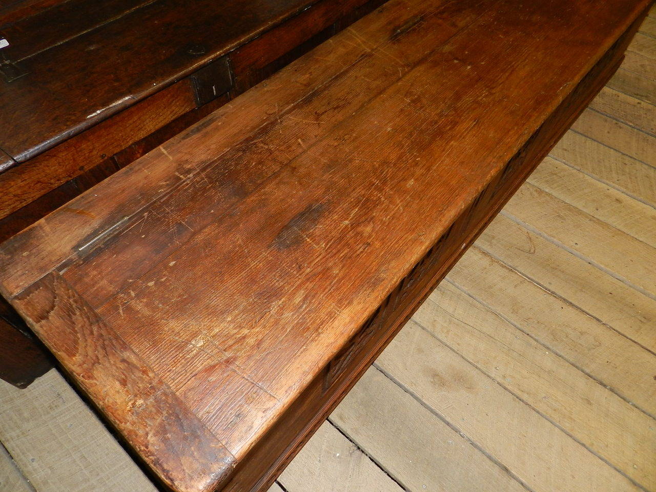 Late 19th Century Pine Coffer