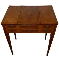 Inlaid Mahogany Sewing Table