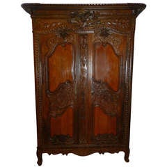 French Oak Armoire