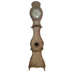 Antique Swedish Gustavian Mora Long Case Clock