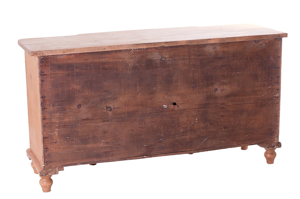 English Pine Breakfront Server