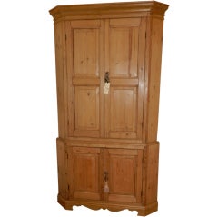 Antique Pine, Standing Corner Cupboard