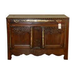 Antique French Chestnut Sideboard