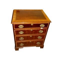 Antique Inlaid Mahogany Chest