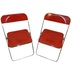 Pair of  Italian Designer chairs by Giancarlo Piretti
