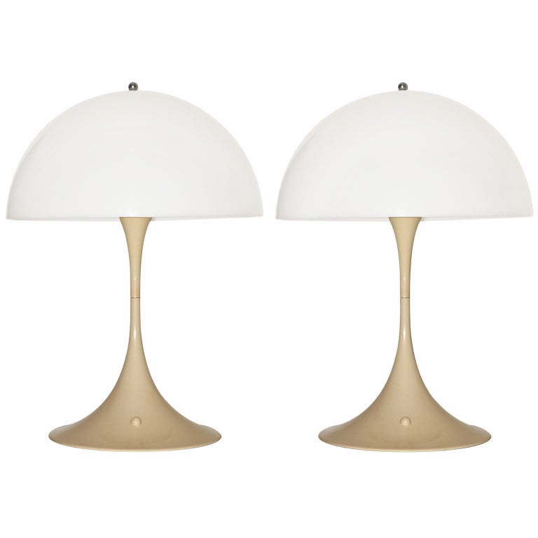 Pair of Verner Panton Panthella table lamps For Sale at 1stDibs