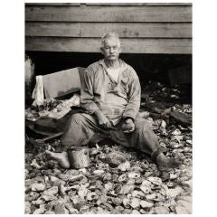 Photography "The Oysterman" by Theodore Fonville Winans (1934)