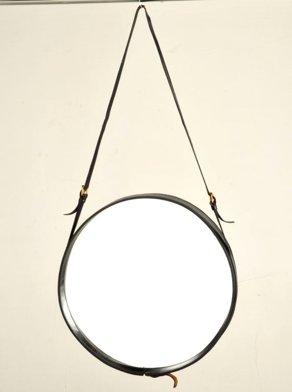 Large Jacques Adnet Mirror