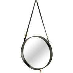 Large Jacques Adnet Mirror
