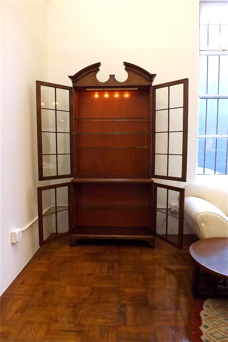 Pair of Samuel Marx Vitrines in Carpathian Elm