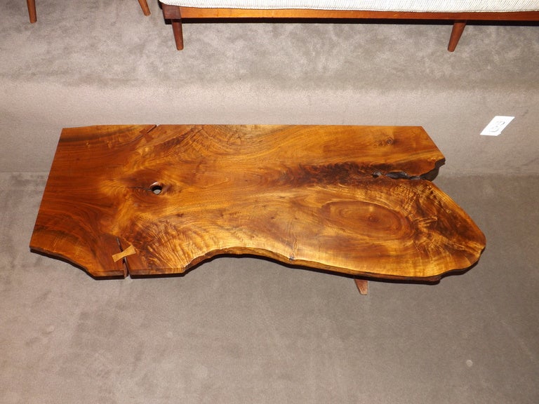 American James Martin Magnificent Free Edge Bench with Butterfly