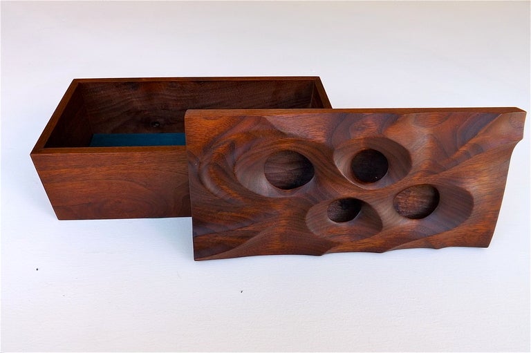 James Martin Carved and Pierced Wood Box-2