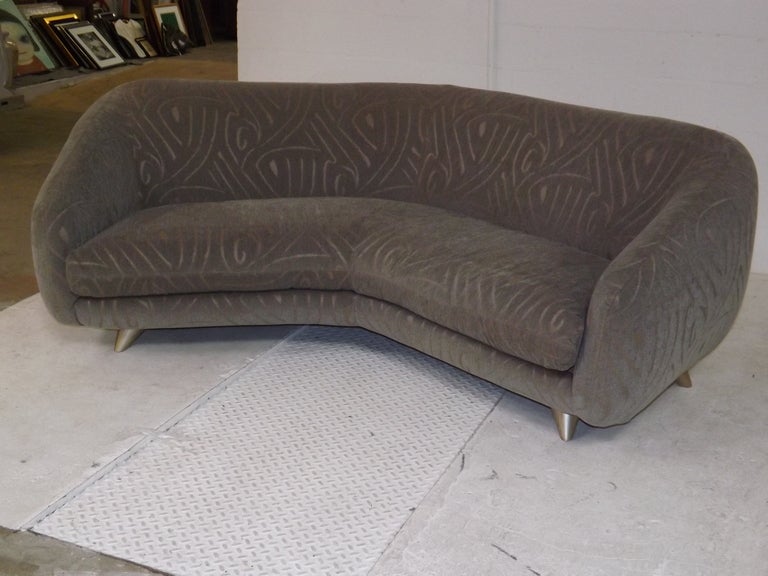 modern grey sofa