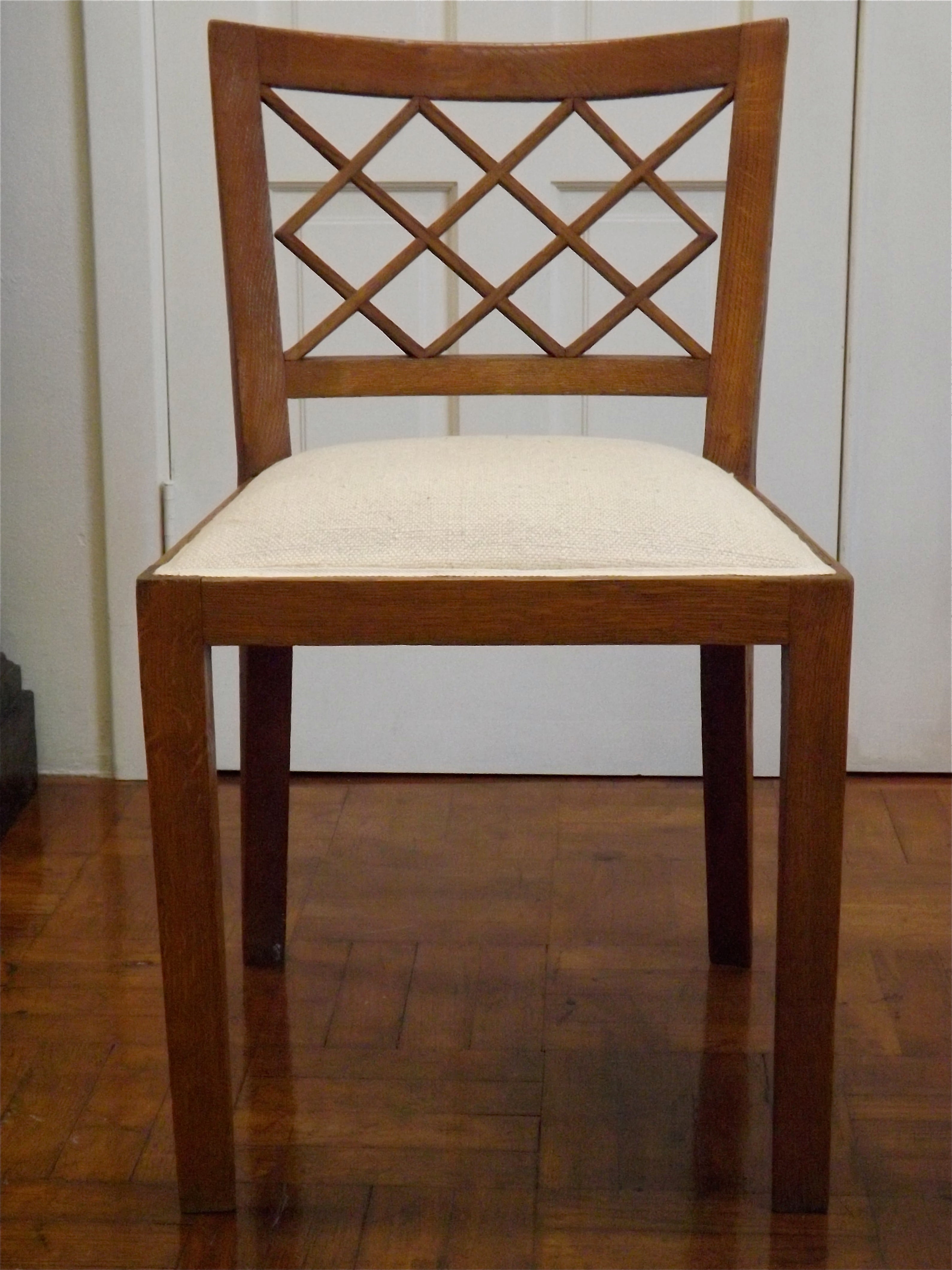 Set of Four Jean Royère "Croisillon" Chairs