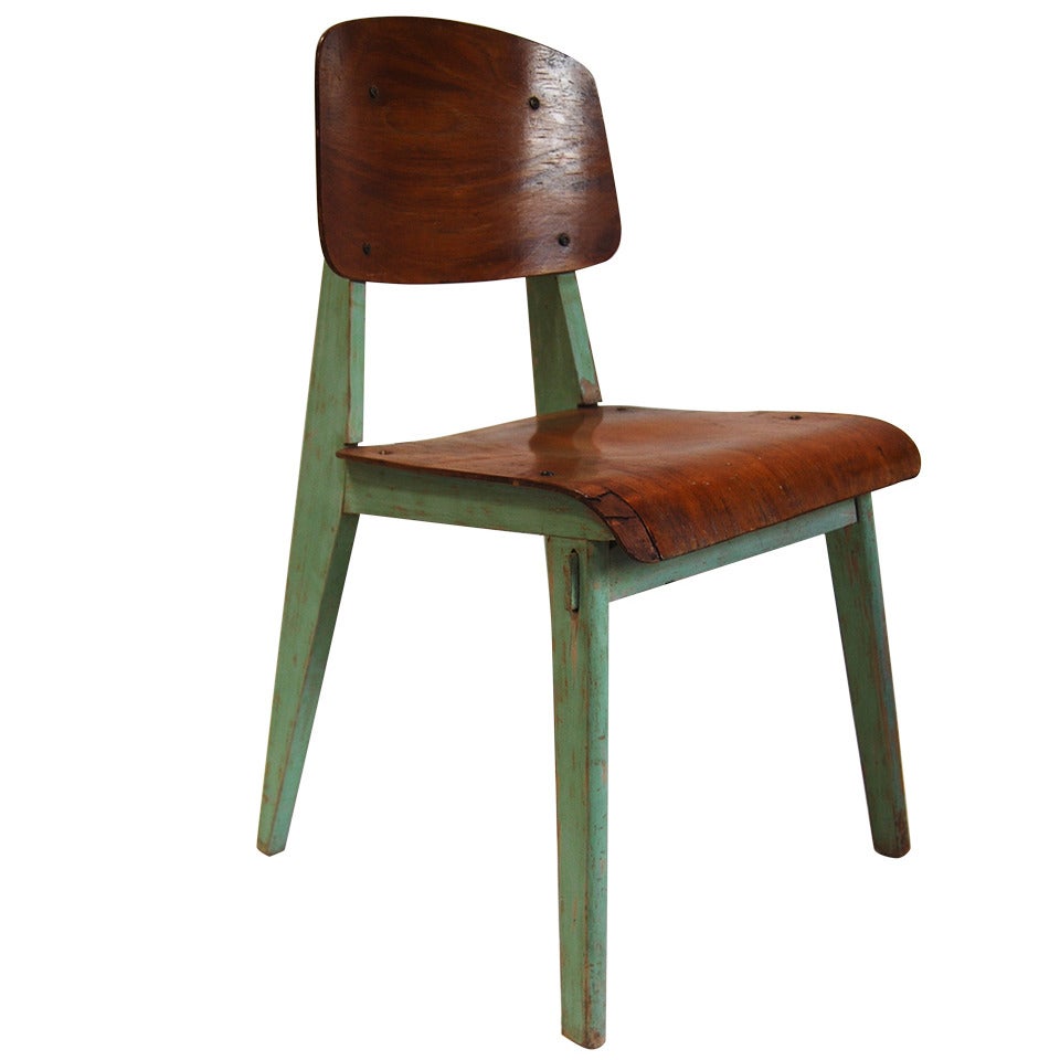 Jean Prouvé Wood Chair
