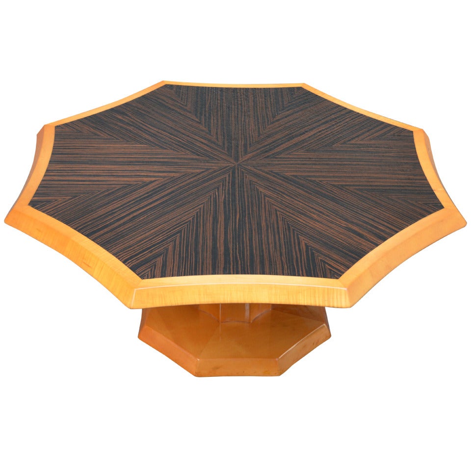 Johan Tapp Macassar Ebony Top Cocktail Table For Sale