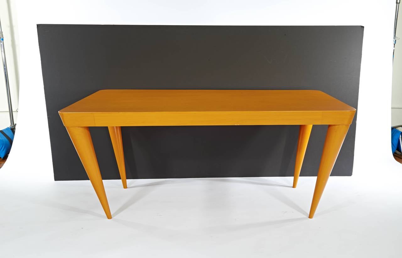 Jean Royère Cone Leg Table In Excellent Condition For Sale In Los Angeles, CA