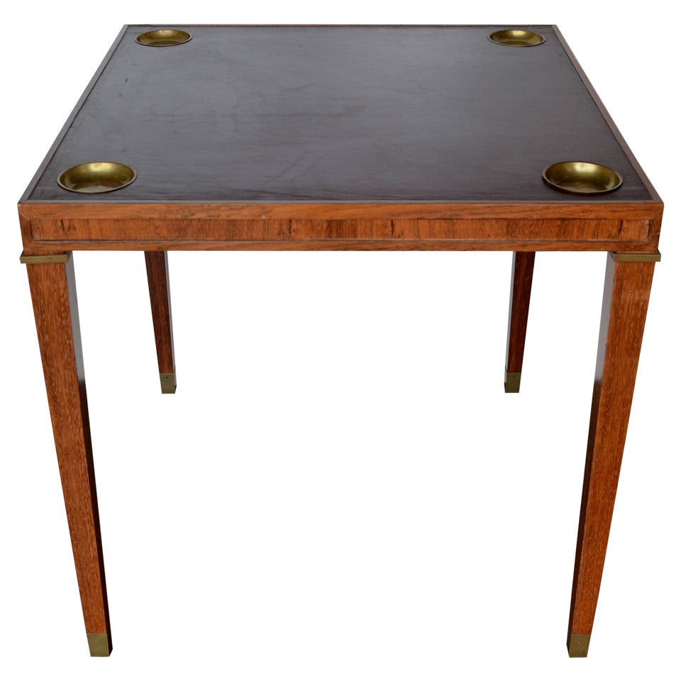 Jacques Adnet Bronze Mounted Games Table