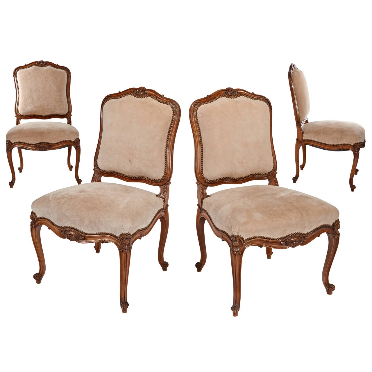 Maison Jansen Chairs, Set of Four For Sale