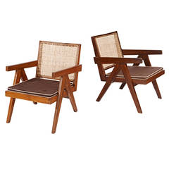 Pierre Jeanneret "Chandigarh" Lounge Chairs