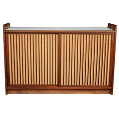 George Nakashima Dry Bar with Pandanus Front