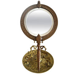 Antique Tiffany & Co. "Alhambra" Bronze Mirror