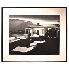 Vintage Julius Shulman "Kaufman House" Photograph, 1947