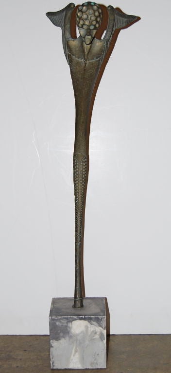 Dan Johnson Unique Bronze "Icarus" Sculpture