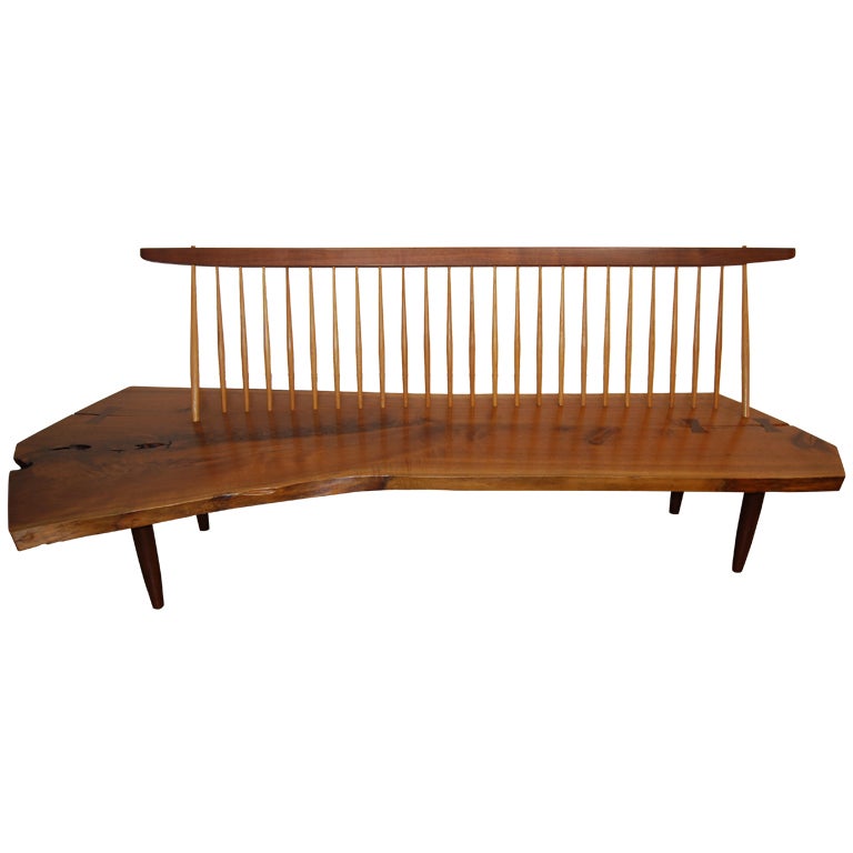 George Nakashima Conoid bench