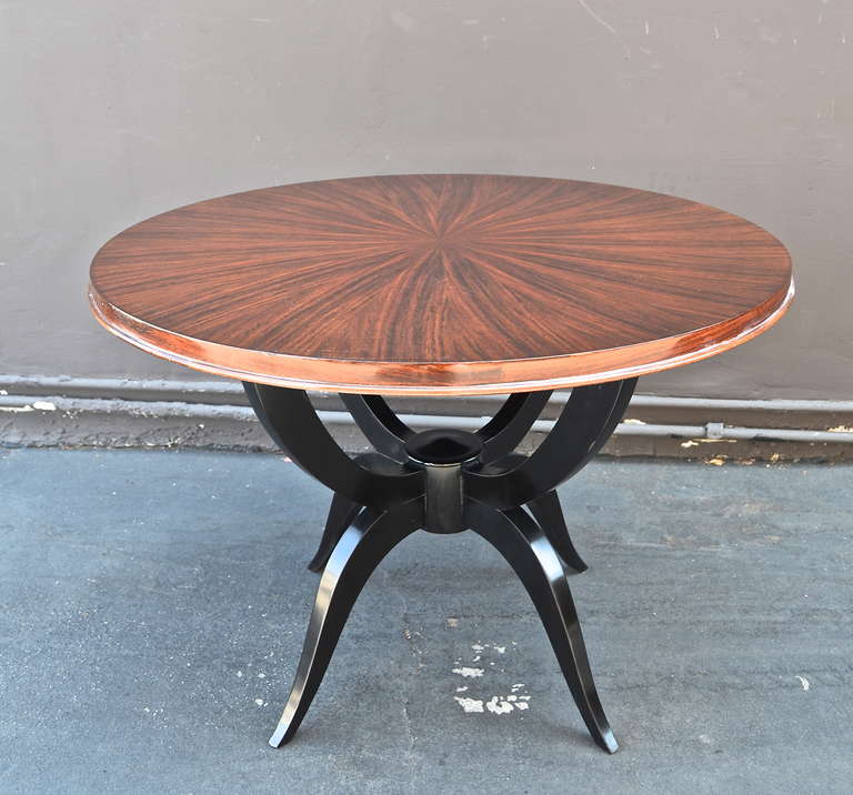 French Art Deco Rosewood 