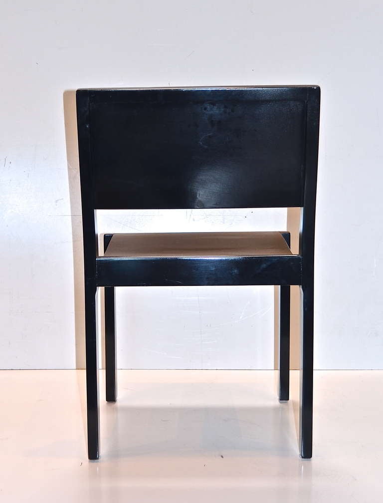 Alvar Aalto Ebonized Chairs, Set of Four 3