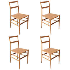 Gio Ponti "SuperLeggera" Chairs- Set of 4