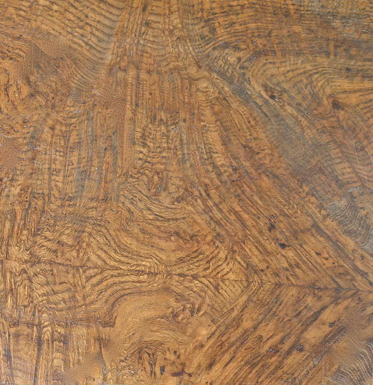 Mid-20th Century Samuel Marx Burled Oak Desk For Sale